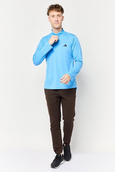 adidas Men Sportswear Fit Long Sleeves Training Sweatshirt, Light Blue