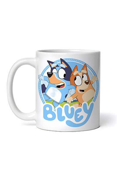 OEM Cană albă personalizată, cu simbolul Bluey și Bingo Heeler în imagine, In...