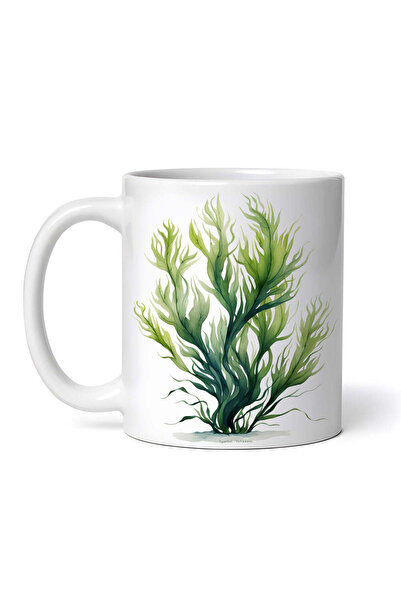 OEM Cană albă personalizată, Alge marine pe fundul mării, INOVATIX®. 330ml