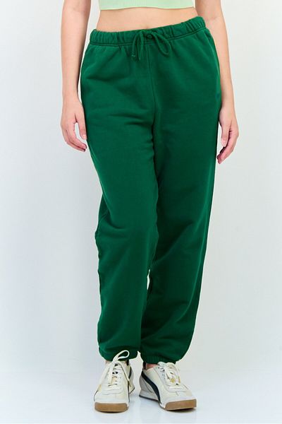 Levi's Women Regular Fit Embroidered Logo Sweatpants, Green