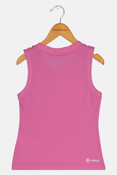adidas Kids Girl Sleeveless Brand Logo Training Top, Orchid