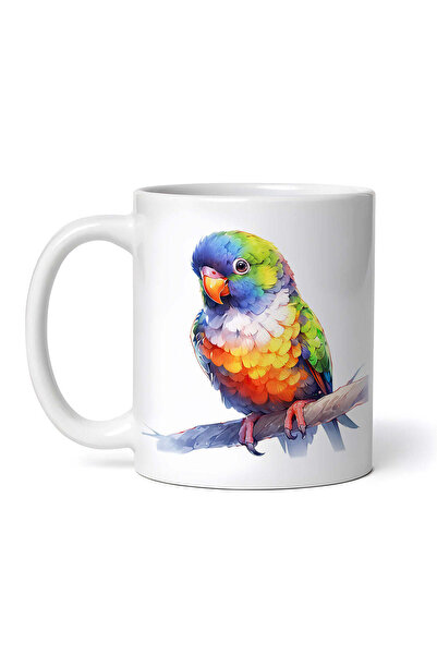 OEM Cană albă personalizată, Papagal Bilbies, Inovatix®. 330 ml