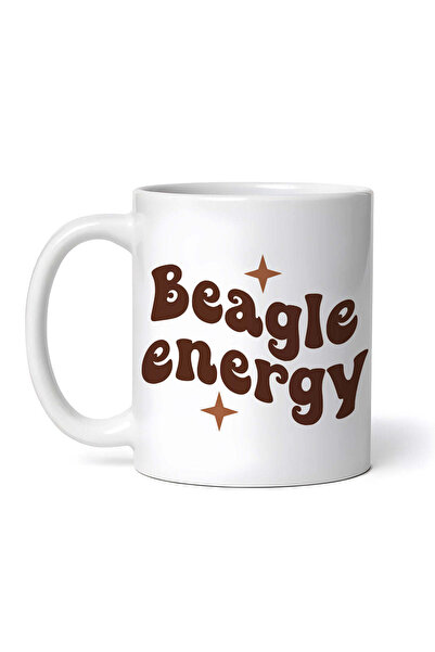 OEM Cană albă personalizată, Beagle Energy, Inovatix®. 330 ml
