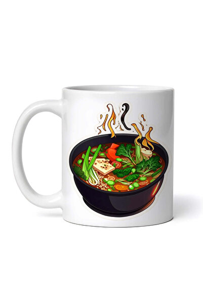 OEM Cană albă personalizată, bol cu ​​supă fierbinte de legume, Inovatix®. 33...