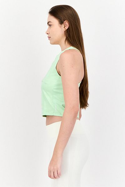 adidas Women Sportswear Fit Sleeveless Training Copped Top, Mint Green
