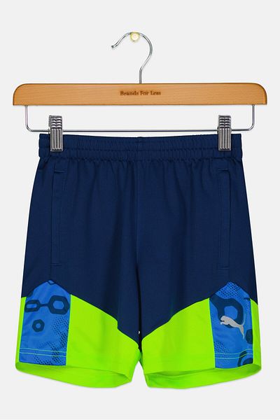 Puma Kids Boys Brand Logo Training Shorts, Multicolor
