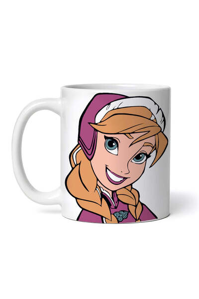 OEM Cană albă personalizată, Anna Frozen, Inovatix®. 330 ml