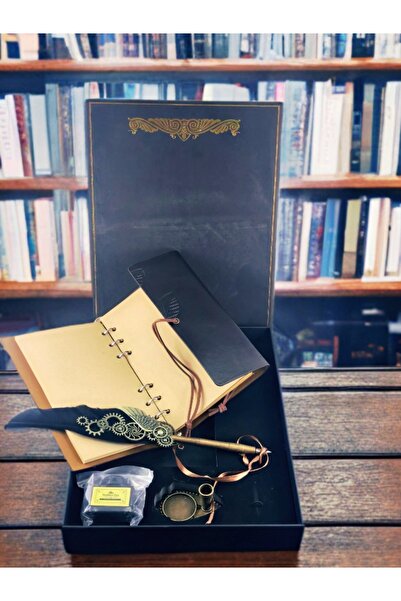 Silver Seasons Nostalji Ajanda Divit Kalem Seti Mürekkepli divit kalem seti ö...