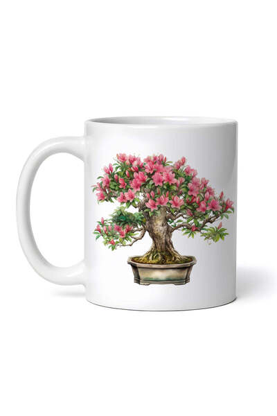 OEM Cană albă personalizată, Bonsai Izabel, INOVATIX®. 330ml