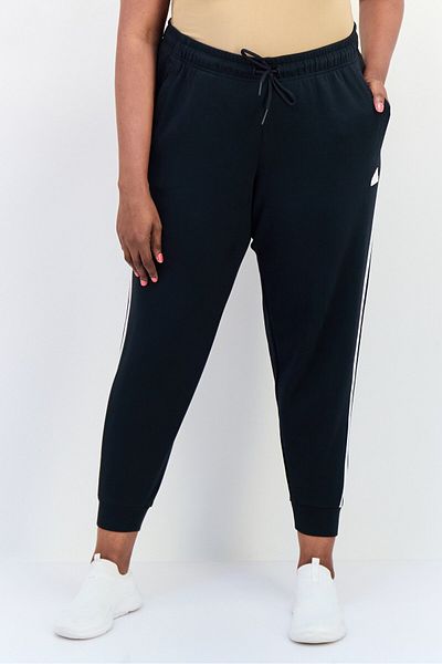 adidas Women Plus Size Outdoor Sweatpants, Black