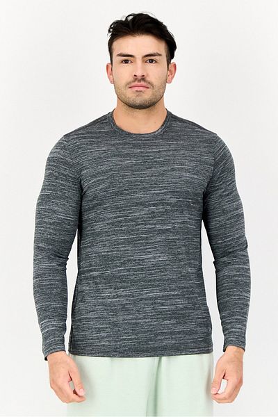 SKECHERS Men Sportswear Fit Long Sleeve Outdoor T-shirt, Grey