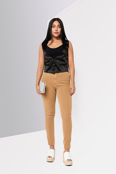 Gucci Women Regular Fit U-neck Waist Coat, Black