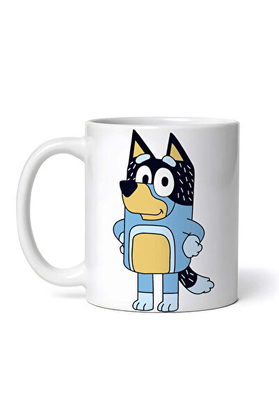 OEM Cana albă personalizată, Bluey Bandit Heeler de autoritate, INOVATIX®. 33...