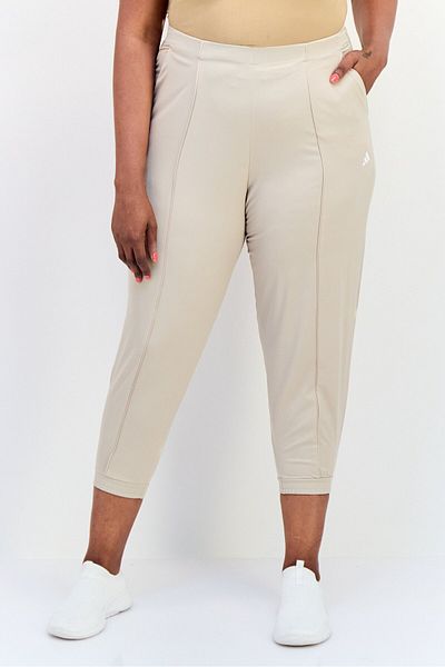 adidas Women Sportswear Fit Training Track Pants, Beige