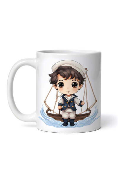 INOVATIX Personalized white mug, Sailor Boy Yori, INOVATIX®. 330ml