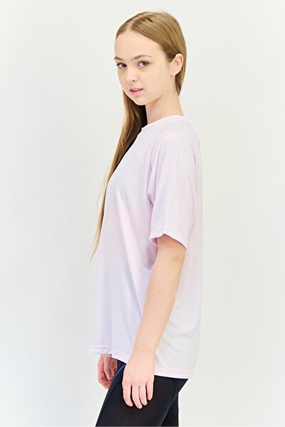 adidas Women Sportswear Fit Short Sleeves Training T-Shirt, Pink