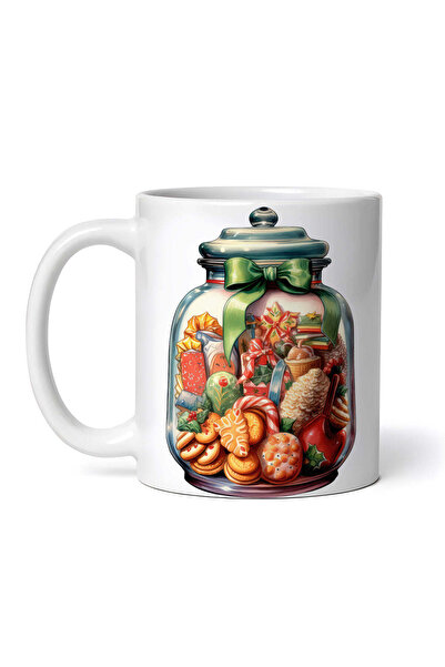 OEM Cană albă personalizată, borcan Consuelo Sweet, Inovatix®. 330 ml