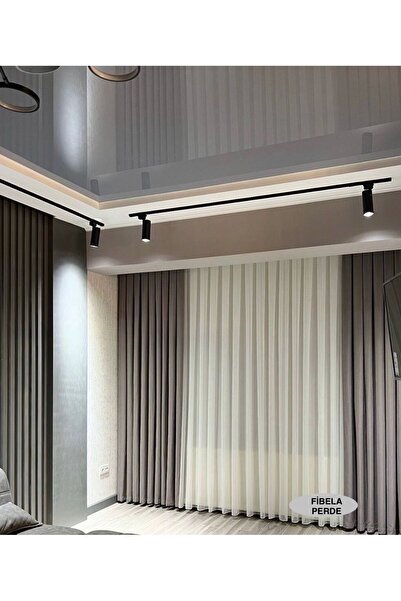 FİBELA PERDE CULOARE ECRU, PERDEA DE TUL BAMBUS CU 1/3 PILE, RESISTENTĂ LA PĂTRUȘE, NU NEVEDEȚE FĂRĂ FIER DE CUCIT (FOLOSĂT CU PILE FREQUENTE)