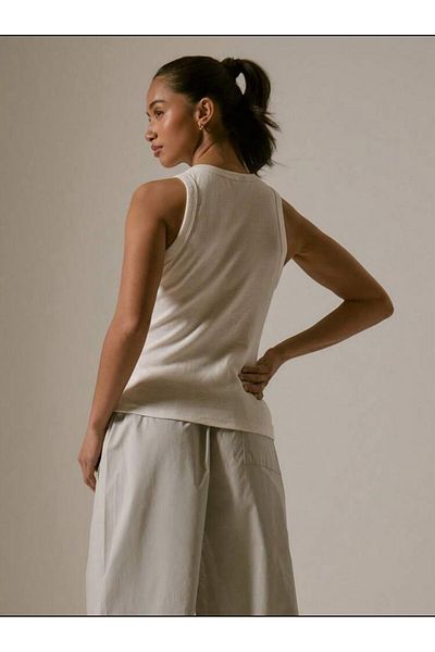 SLAW REZZ Women's Ribbed Look Thick Strap Basic Undershirt