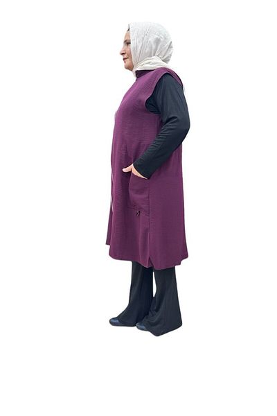 Sevda Kılınç Imported Ayrobin Large Size Vest