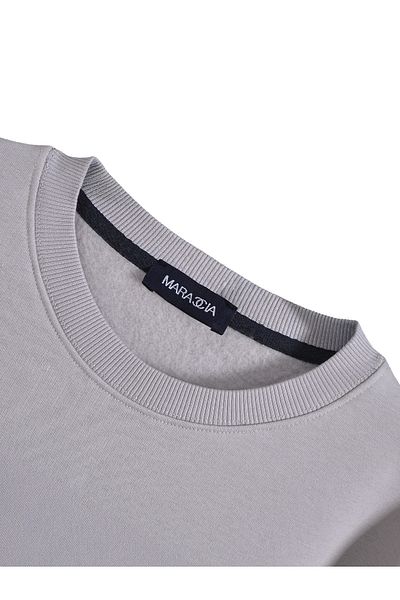 maraccia Gray Unisex Women & Men Sweatshirt