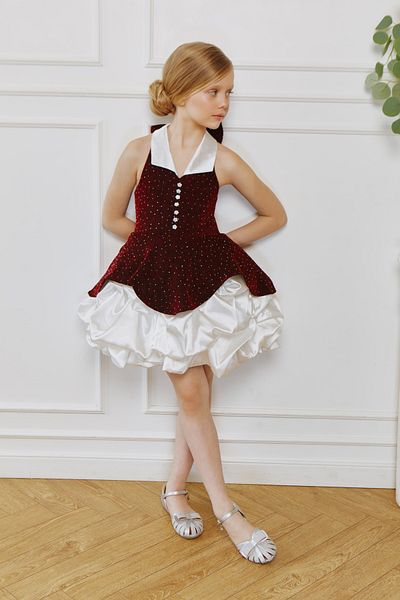 Kids Nora Dress Girl's Si̇Mli̇ Abi̇Ye Dress and Bag Set
