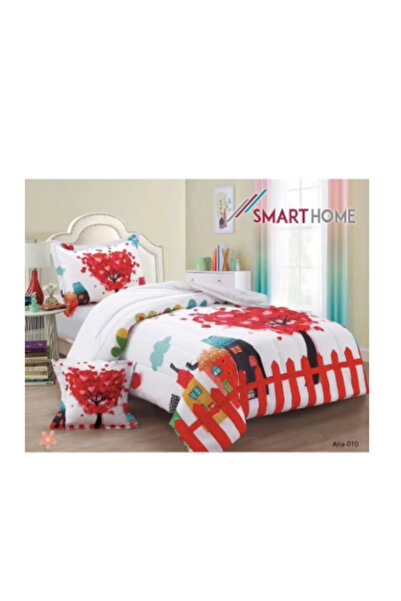ROYAL ROSE 4-Piece Reversible Medium Fill Baby Duvet and Comforter Set with Fitted Sheet 170*230cm