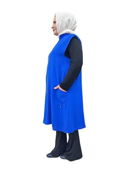 Sevda Kılınç Large Size Imported Ayrobin Vest
