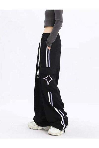 sefur trend collection Παντελόνι αθλητική φόρμα Black Star Cargo