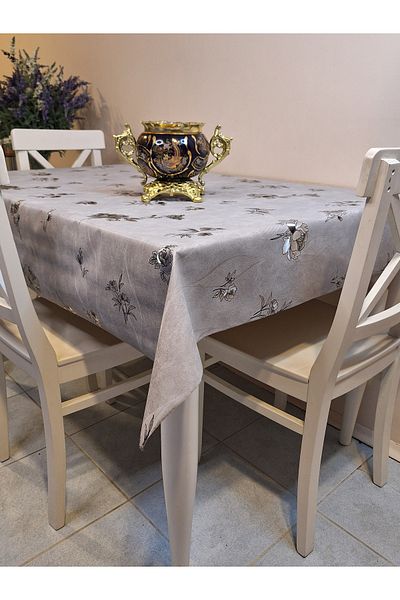 Başak Ev Tekstili FEASTĂ DE MASĂ SILVER SHINY ȘTERGĂBILĂ - PRELATĂ PVC FIBRĂ