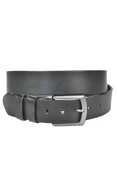 DeepSEA Men's Black 100% Genuine Leather Jeans Belt 4 cm Leather Sports Belt 2402621