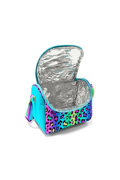 Coral High Thermo Lunchbox Colorful Leopard Pattern 11785