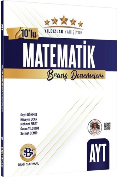 AV YAYINLARI Bilgi Sarmal Yıldızlar Yarışıyor AYT Matematik 10 lu Branş Denemesi