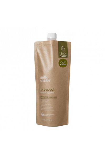 Milkshake Milkshake, Șampon preparator-purificant K-Respect Keratin System, 750 ml