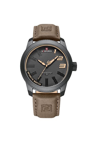 Naviforce Naviforce Watch Men's Analog Sports Watch with Attractive Leather Strap