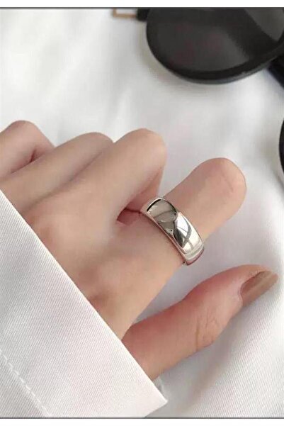 By Zeyna Aksesuar للجنسين 6 مم سمك 1 قطعة 316 لتر خاتم الخطوبة من الفولاذ المقاوم للتشويه