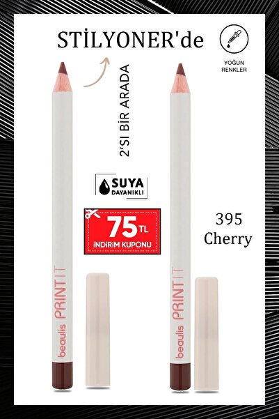 beaulis 395 Cherry Dudak Kalemi x2 Adet Mega Avantajlı Kalem Seti