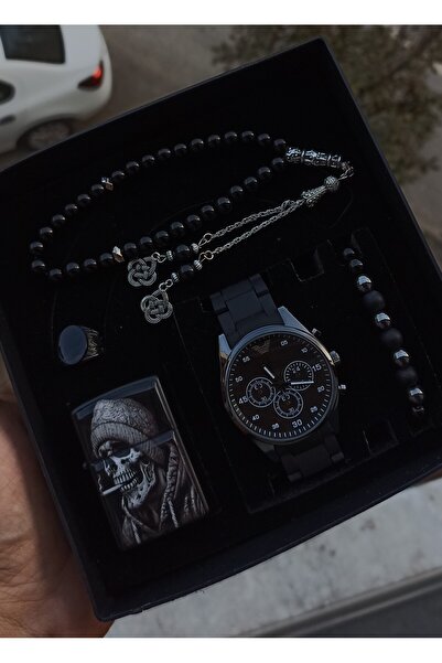 WERWOLF BAY KOL SAATİ, ÇAKMAK DESENLİ SET