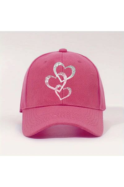 LEIVOR Γυναικείο καπέλο με στάμπα Triple Heart Special Design