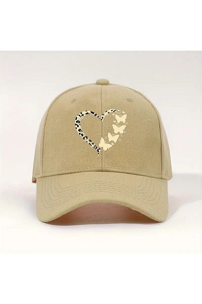 LEIVOR Γυναικείο καπέλο με στάμπα Leopard Heart