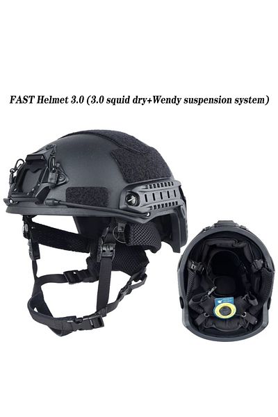 Choice Black Fast Tactical Helmet Kevlar High-quality Fast Tactical Helmet Fast Wendy Suspended Floating Pa