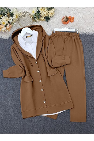 HİJABAYA Σετ παντελόνι τσέπης με κουκούλα