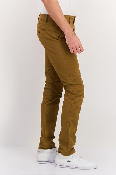 GAP Men Skinny Fit Solid Chino Pants, Palomino Brown