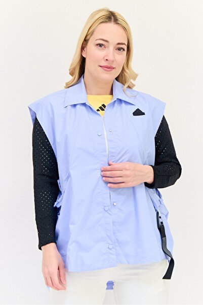 adidas بلوزة رياضية نسائية بدون أكمام بشعار العلامة التجارية للأنشطة الخارجية...