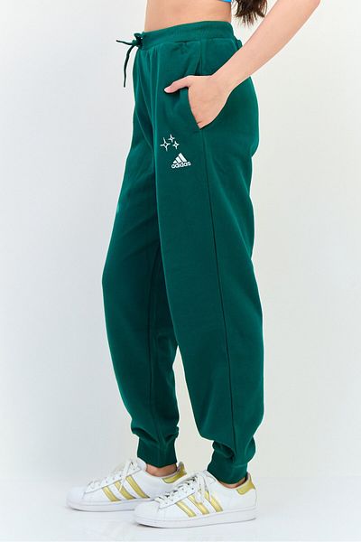 adidas Women Sportswear Fit Outdoor Sweatpants, Green