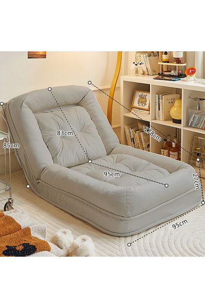 sharpdo Modern Home Single Sofa, Can Lie down and Sleep, Reclining Tatami