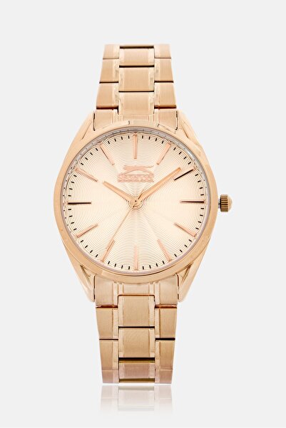 Slazenger Women Sl92155304 Stainless Steel Analog Watch 32mm, Gold