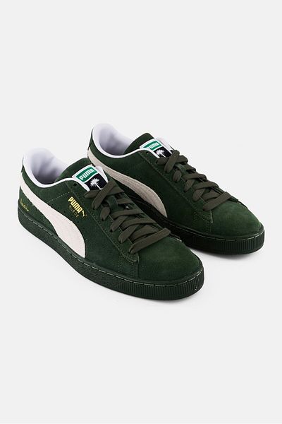 Puma Men Suede Classic Xxi Dubai Lace Up Outdoor Shoes, Dark Green