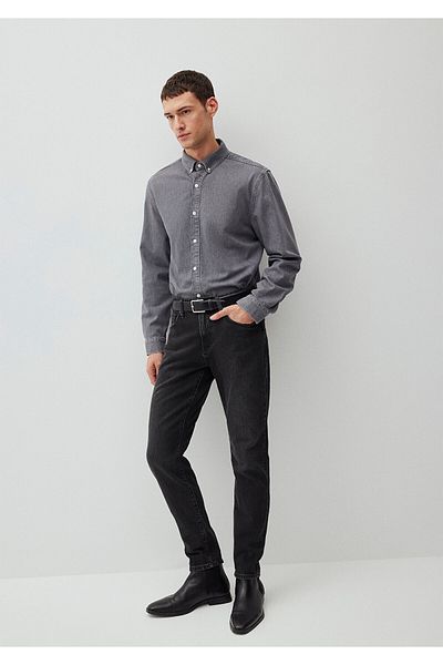 Mavi London Classic Denim Jeanshose in Anthrazit 0010172 -87848