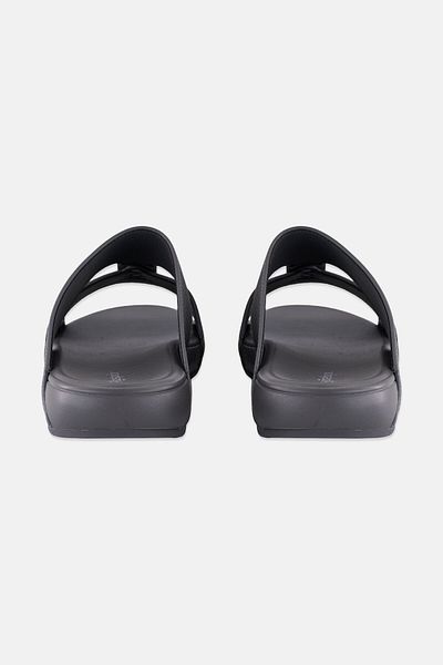 Algspar Men Slip On Arabic Sandals, Dark Grey
